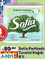 SOFİA PARFÜMLÜ TUVALET KAĞIDI 8'Lİ